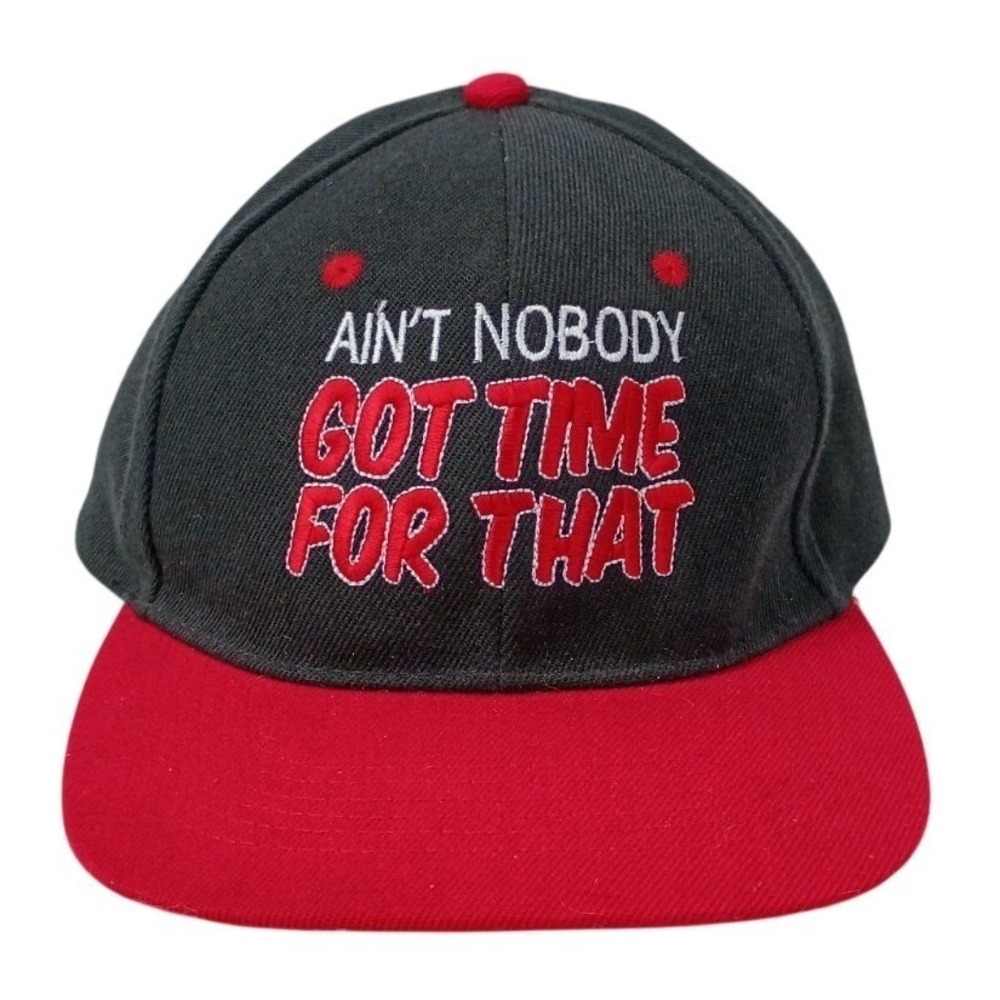 Wet Bandits Mens Adjustable Snapback Hat "Ain't Nobody Got Time For That" Meme